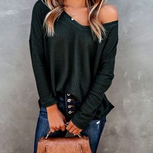 Between us thermal knit top